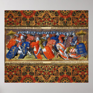 Poster Lancelot do lago no Torneio de Camelot