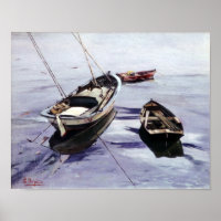 Lanchas en La Dársena (A Corunha)