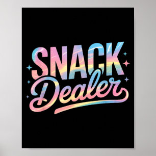 Poster Lanche Divertido Dizer Amante de Comida Humorístic