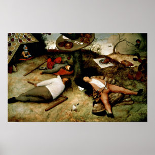 Poster Land of Cockaigne, 1567