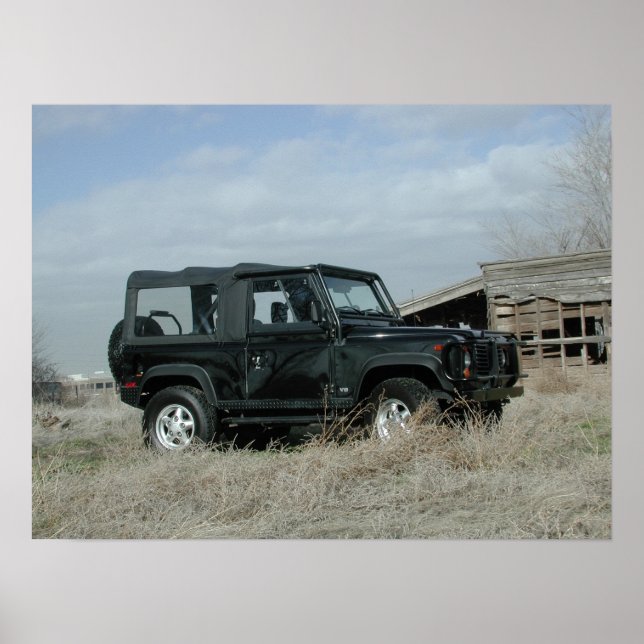 Poster Land Rover Defender 90 (Frente)