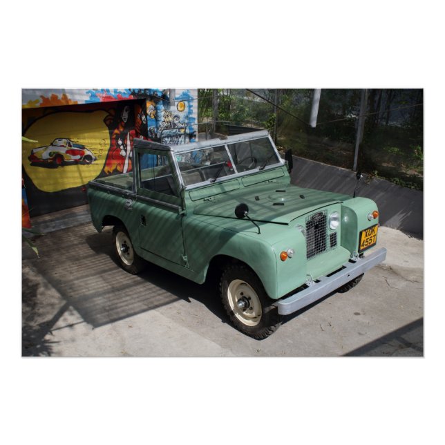 Pôster Land Rover Série II SWB (Frente)