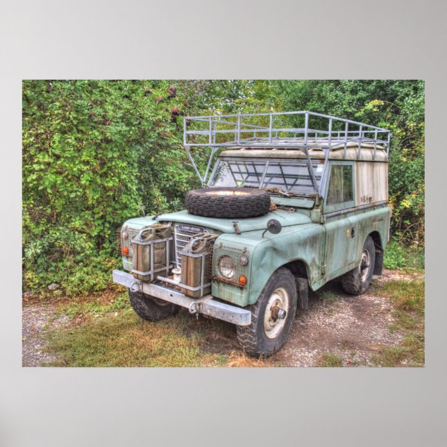 Poster Land Rover Série III 109 (Frente)