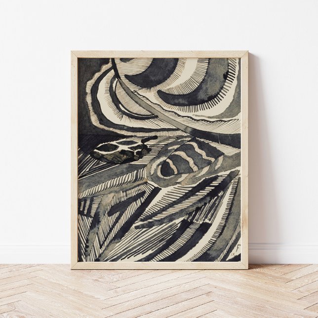 Poster Landschaft | Otto Freundlich (Criador carregado)