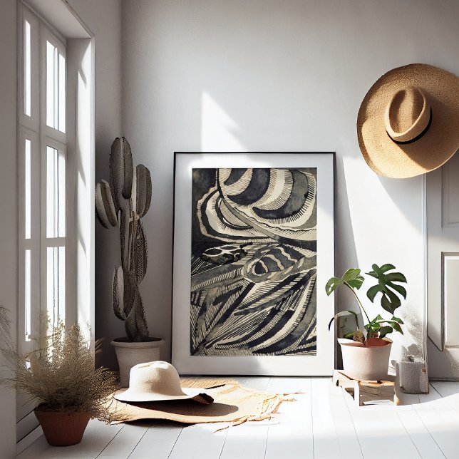 Poster Landschaft | Otto Freundlich (Criador carregado)