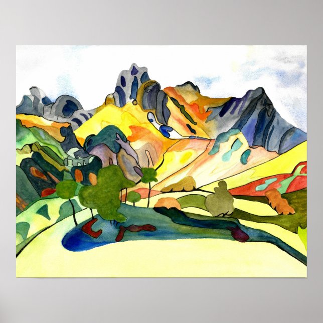 Pôster Langdale Pikes. (Frente)