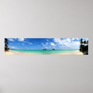 Pôster Lanikai panorâmico