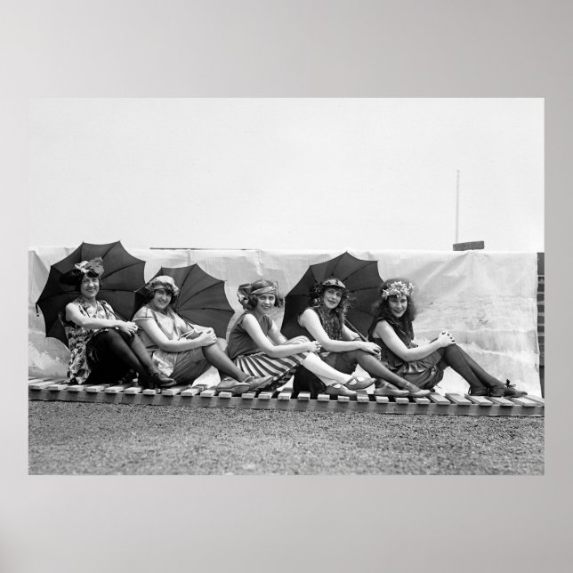 Poster Lansburg Bathing Girls: 1922 (Frente)