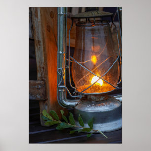 Pôster Lanterna No Acampamento Das Planícies, Parque Nac