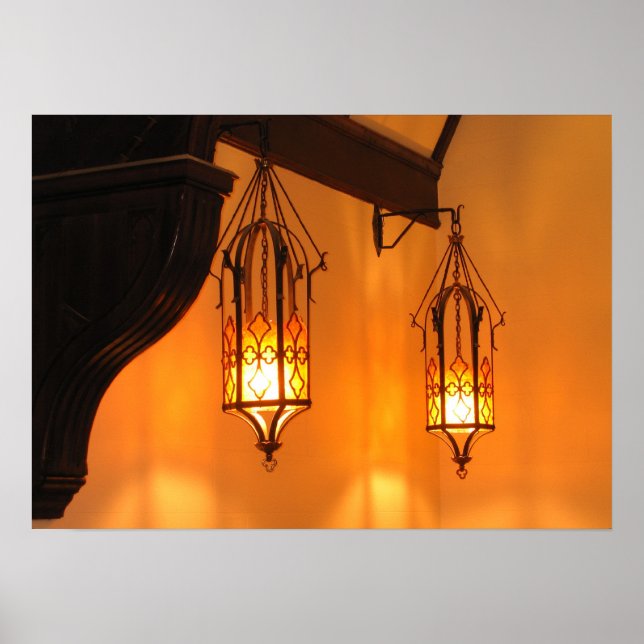 Pôster Lanternas de Ferro (Frente)