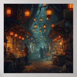 Poster Lanterns of the Forgotten Alley