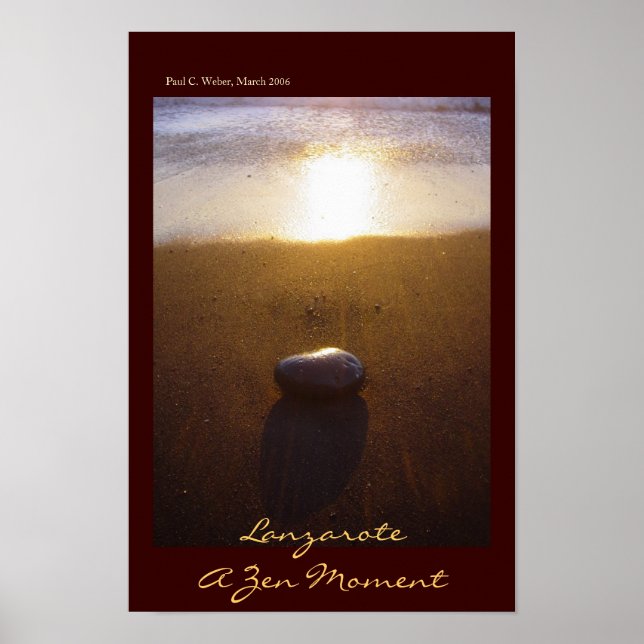Poster Lanzarote: Um Momento Zen (Frente)