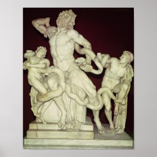 Pôster Laocoon, original Hellenistic, século I
