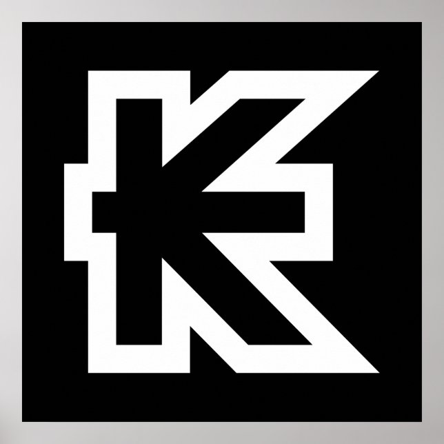 Pôster Laos Kip Lao / Sinal de dinheiro do Laos (Frente)