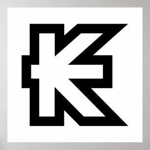 Pôster Laos Kip Lao / Sinal de dinheiro do Laos