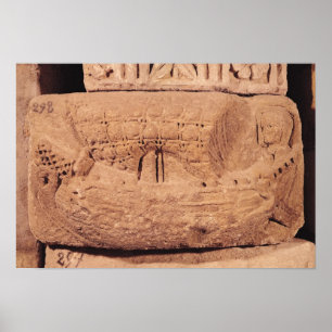 Pôster Lápide que descreve um barco de pesca