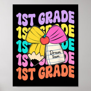 Poster Lápis Da Equipe De Sonho De Primeira Classe Arco D