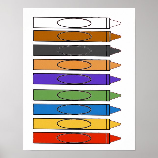 Poster Lápis de Cor (Frente)