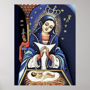 Poster Lápis de Virgen de la Altagracia Cor