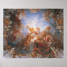 Poster L'Apothéose d'Hercule - Lemoyne - Versalhes