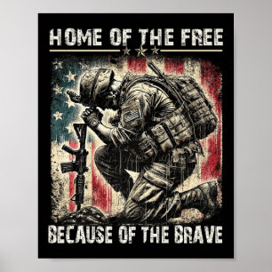 Poster Lar dos Livres Porque dos Valentes - Veteranos P