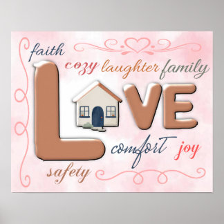 Poster Lar é Amor