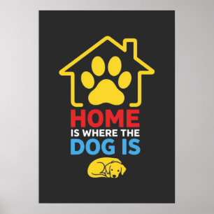 Poster Lar é Onde Está o Cachorro