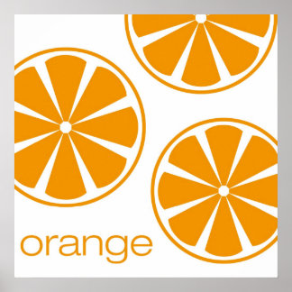 Pôster laranja