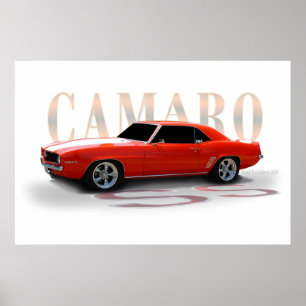 Pôster laranja clássico