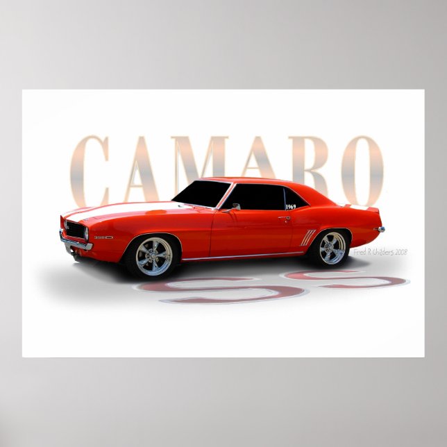 Pôster laranja clássico (Frente)