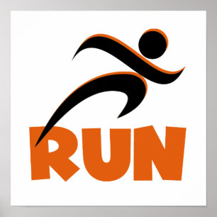Poster Laranja de RUN