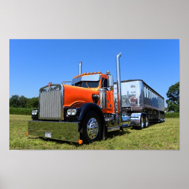 Pôster Laranja e Cromo (Frente)