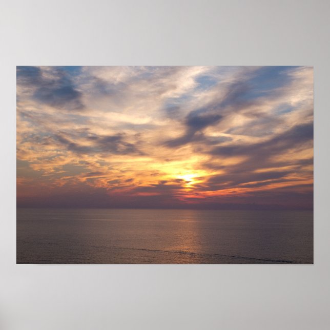 Pôster Laranja e Vermelho (Frente)