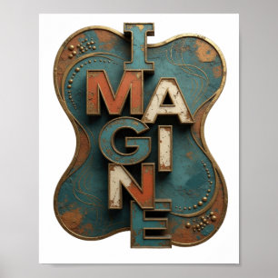 Poster Laranja Fresca IMAGINE Design Personalizado