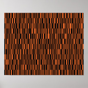 Poster Laranja, legal, moderna, arte geométrica moderna