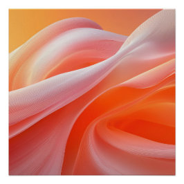 Pôster Laranja Silky infinito fundo de fusão