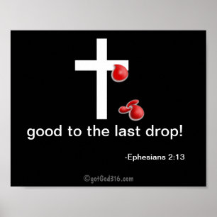 Pôster Largas de sangue gotGod316.com Cross