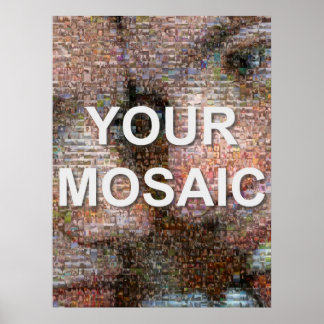 Poster Large mosaic (portrait)