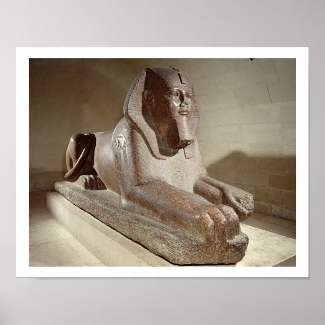 Pôster Large Sphinx, from Tanis (granite) (Frente)