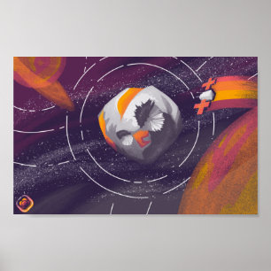 Poster largo da psique