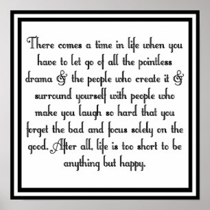 Pôster Largue o drama