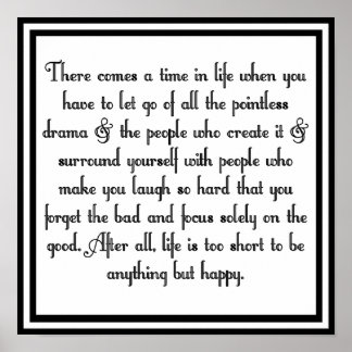 Pôster Largue o drama