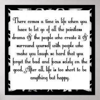 Pôster Largue o drama