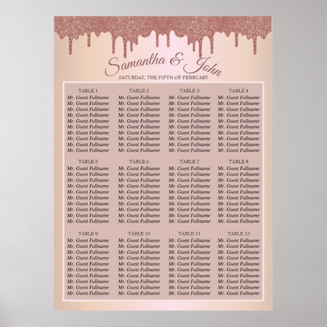 Poster Largura Dourada Elegante, Leve e Texto Preto (Frente)