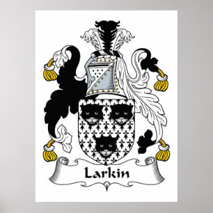 Poster Larkin Family Crest