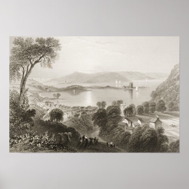 Poster Larne, County Antrim, Irlanda do Norte (Frente)