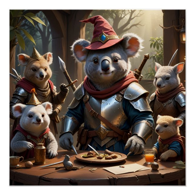 Pôster LARPing Animals (Frente)