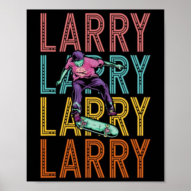 Poster Larry Personalizado Skate Hob (Frente)