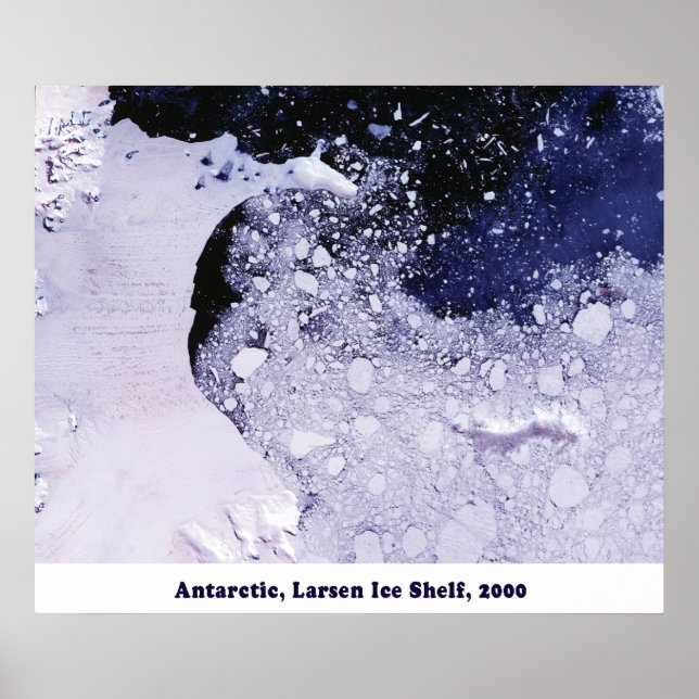 Pôster Larsen Ice Shelf 2000 (Frente)
