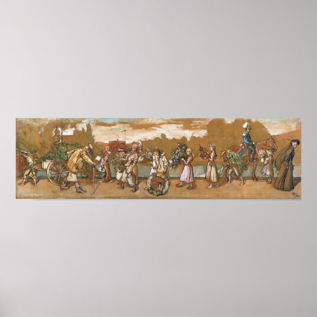 Poster Larsson - O Exterior Explode O Vento De Verão (Frente)